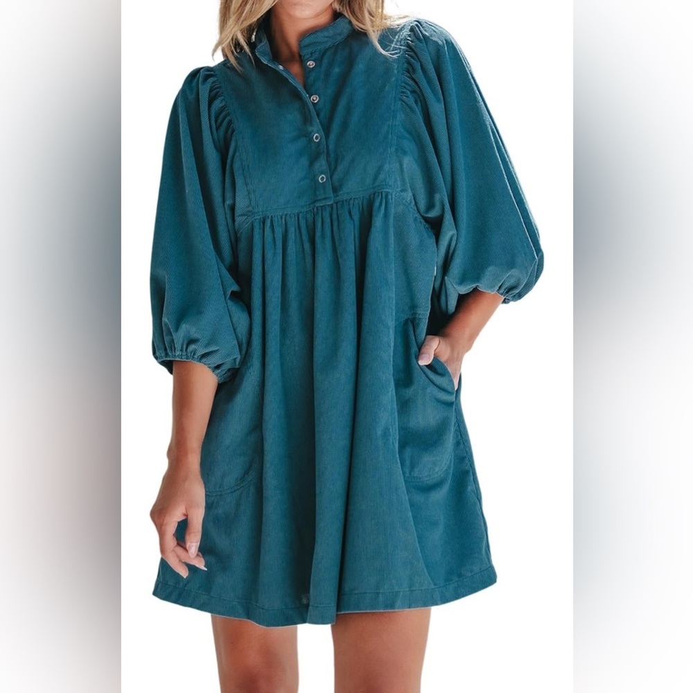 NWT Corduroy Dress - Picture 2 of 8